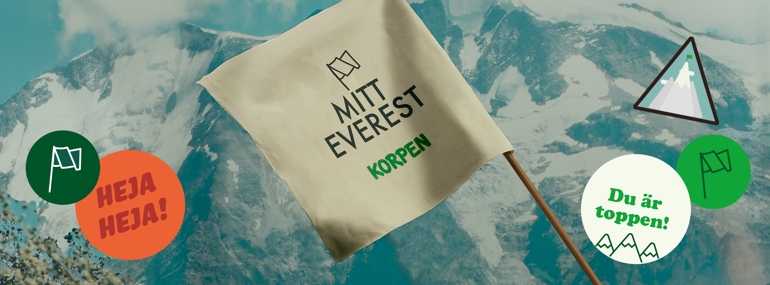 Reklambild för "Mitt Everest".